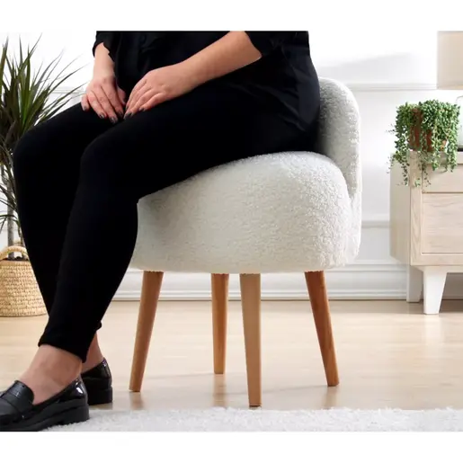 209FLF1155 Табуретка Rufmee - White