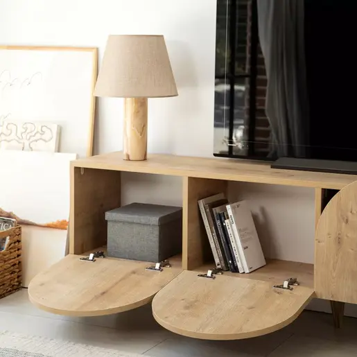 552NOS2432 Тв комода Mesta - Sapphire Oak v2