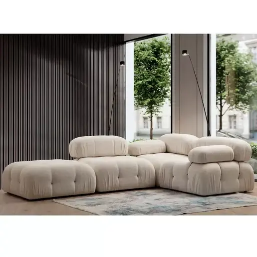 560ARE1438 Аголна фотеља Pengolodh Cream-Brown