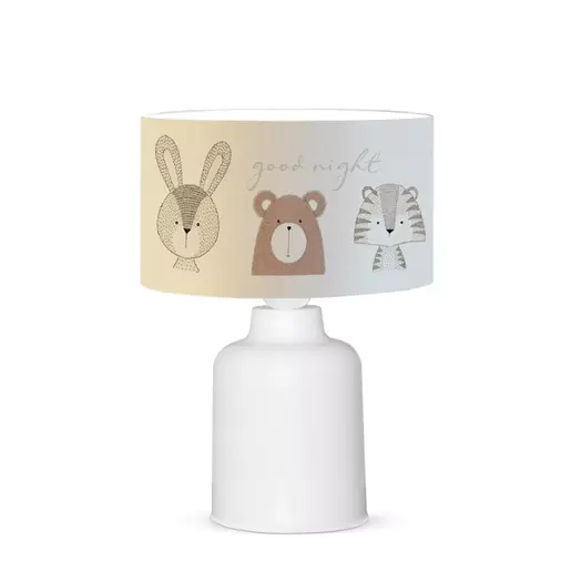 202-000083 Детска ламба PWL-1099 бело-сива-кафена