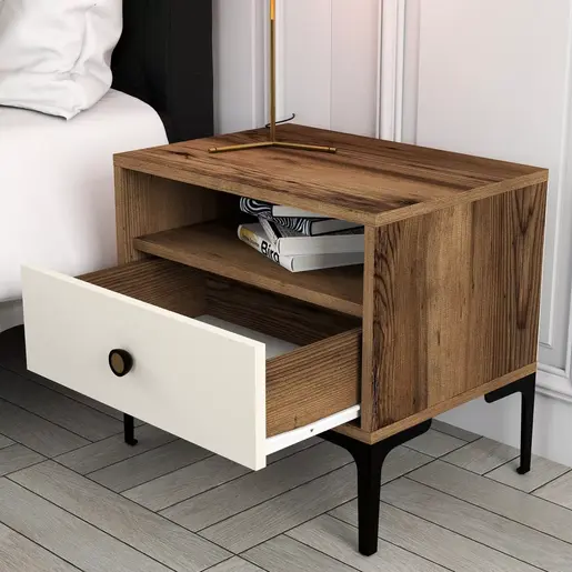 845HCT2505 Наткасна Lizbon 533 - Walnut, Cream