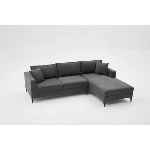 825BLC2806 Софа Berlin Right - Anthracite, Black