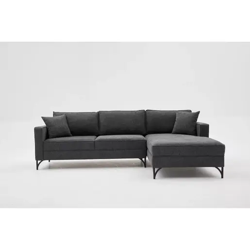 825BLC2806 Софа Berlin Right - Anthracite, Black