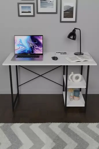 FD-60120SD-002 Биро Duomo Бела