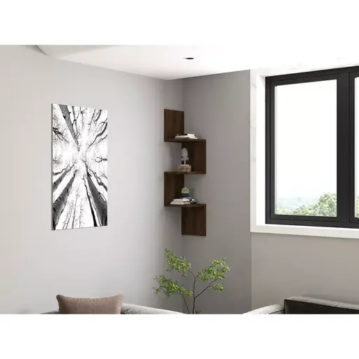 835PUQ1634 Полица Zikzak - Walnut