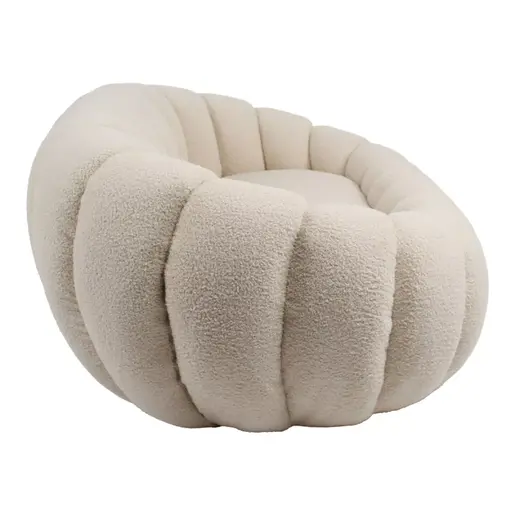 255-000073 Yannick двосед букле беж ткаенина