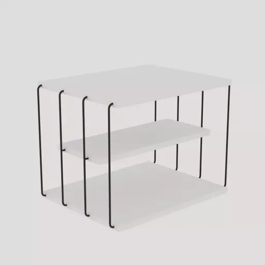 854KLN2814 Помошна масичка Lifon -White