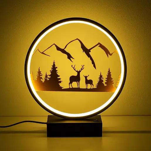 526SHD1131 Столна ламба LUNARIA