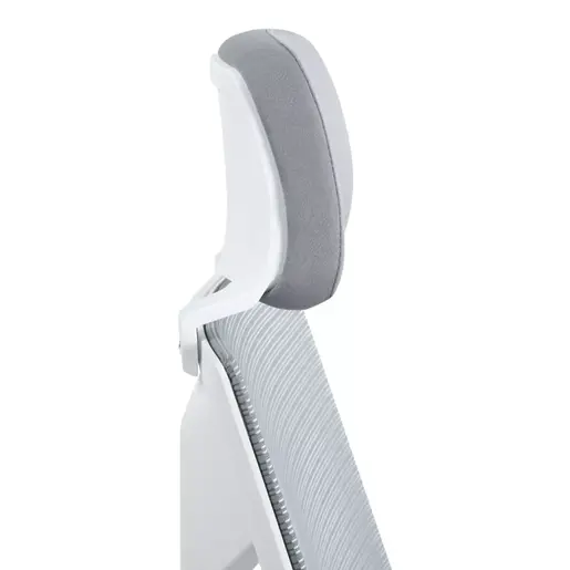 254-000012 Канцелариски стол за менаџер Commend со мрежа од ткаенина во сива боја