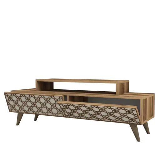 845HCT3020 Тв комода City - Walnut, Cream