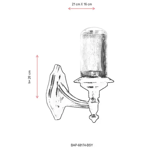 685AVN1170 Ѕидна ламба BAP-68174-BSY