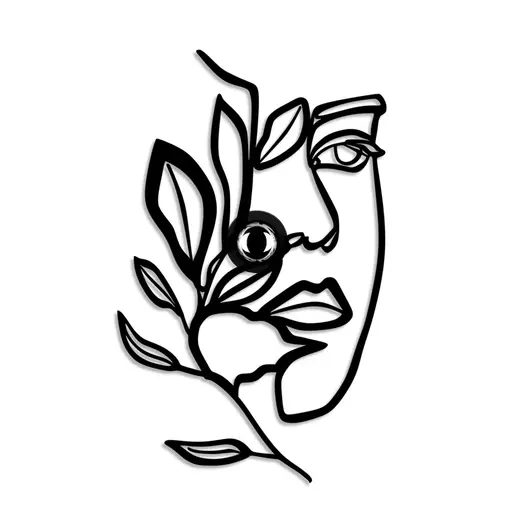 526SHD1173 Ѕидна ламба Flower Faced