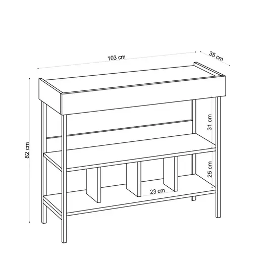 393MRD1111 Полица Nelly