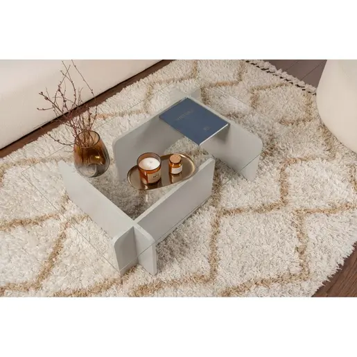 353NRD1114 Клуб маса Flavio - Grey