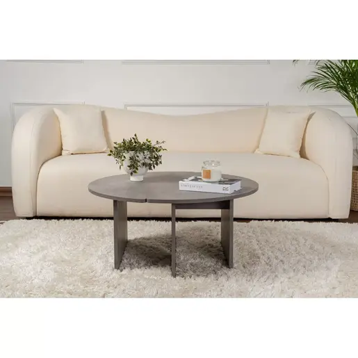 241NRD1407 Клуб маса Moira - Concrete Grey