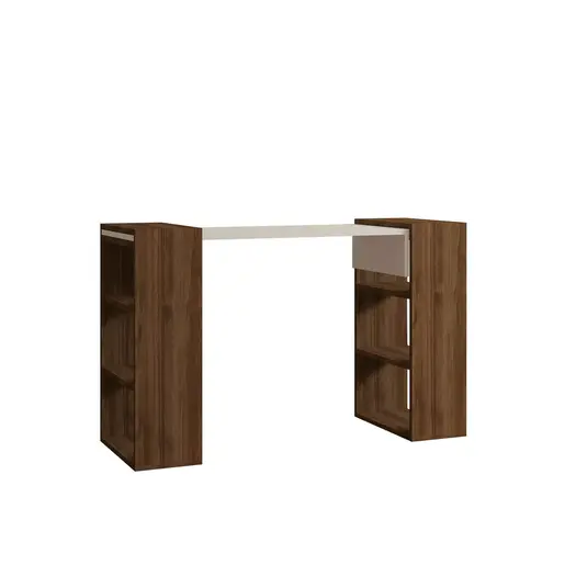 835PUQ3801 Биро Handy - Walnut, White