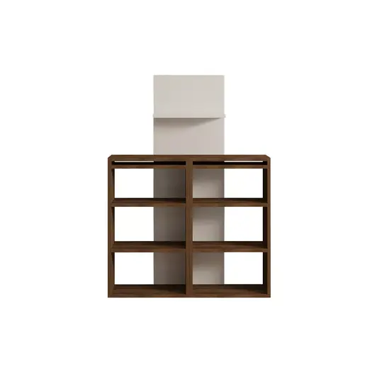 835PUQ3801 Биро Handy - Walnut, White