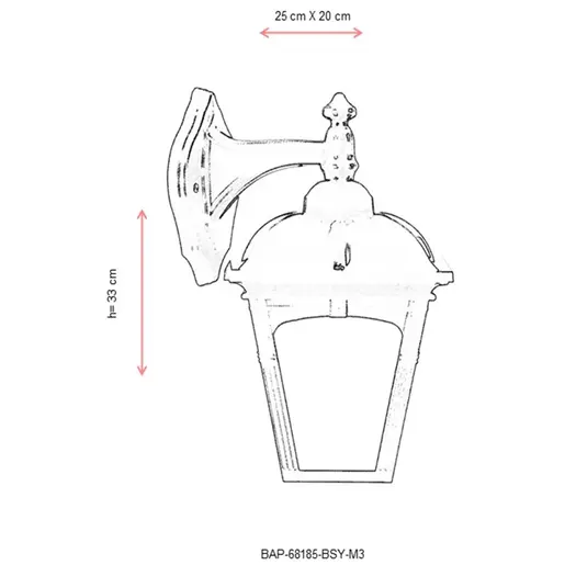 685AVN1229 Ѕидна ламба BAP-68185-BSY-M3