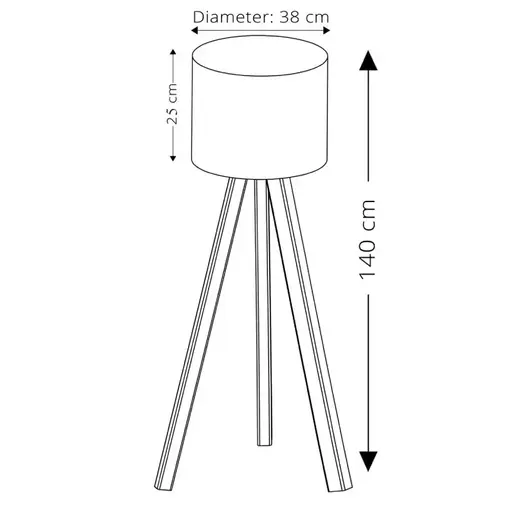 780SGN2428 Подна ламба RAY Brown