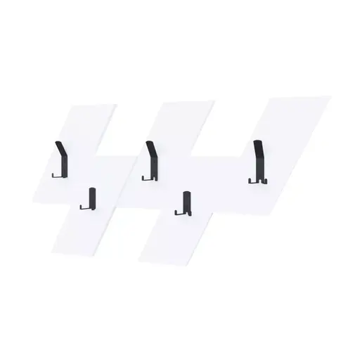 119-001216 Закачалка Livy бела 75.2x1.8x45.3cm