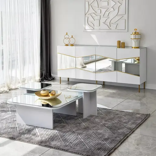 552NOS1809 Комода Nice - White, Gold