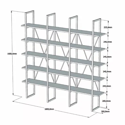 835PUQ3652 Полица БОРОМО