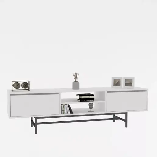495SSE1610 ТВ комода ЦИРИХ бела