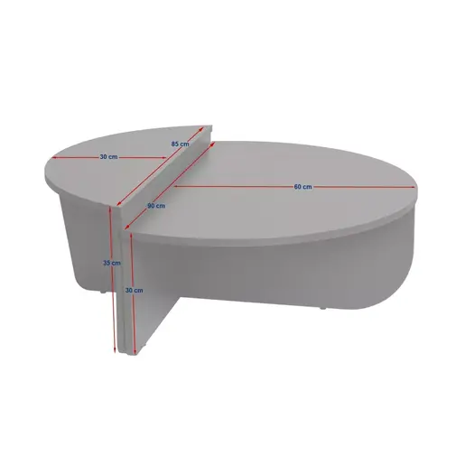 241NRD1205 Клуб маса Orion - Atlantic Pine