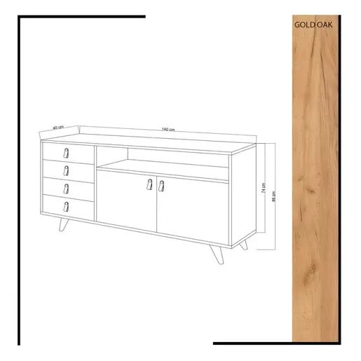 811MDD3914 Комода Lavina