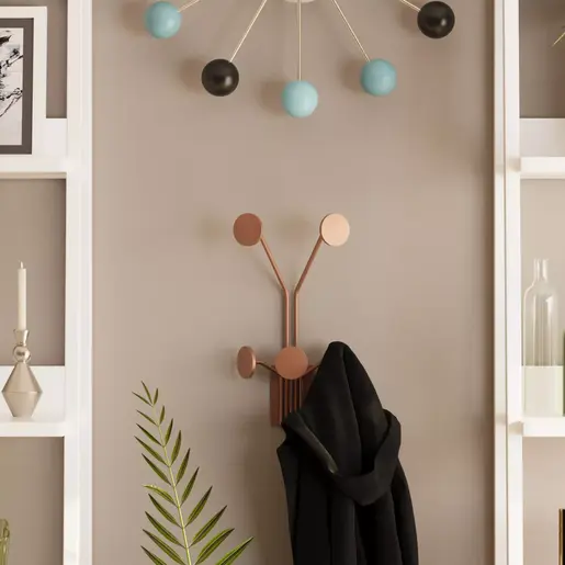 494PYT1154 Метална ѕидна закачалка Giraffe-C