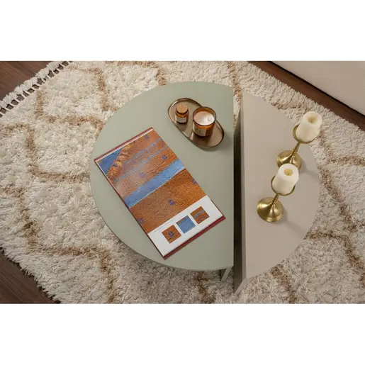 353NRD1118 Клуб маса Orion - Ash Green, Sandstone