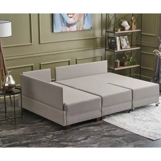 825BLC2672 Аголна гарнитура Stockharis Крем лев агол