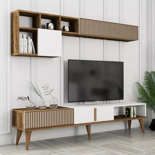 845HCT3109 Тв комода Milan TV - Walnut, White