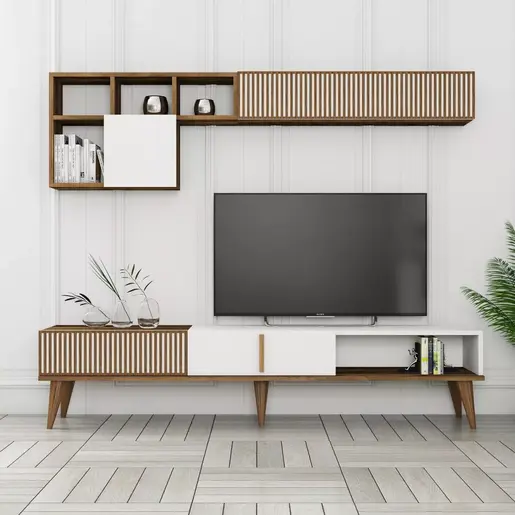 845HCT3109 Тв комода Milan TV - Walnut, White