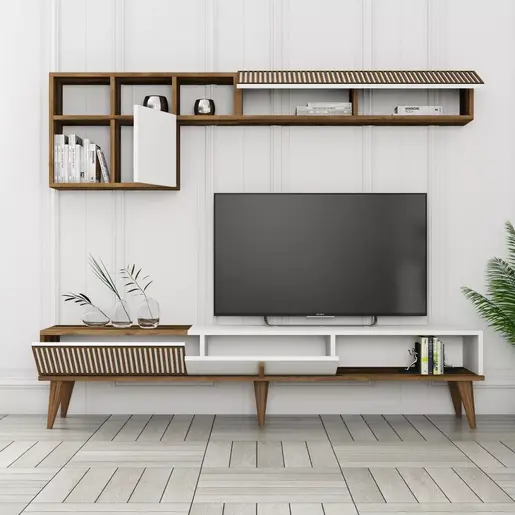 845HCT3109 Тв комода Milan TV - Walnut, White