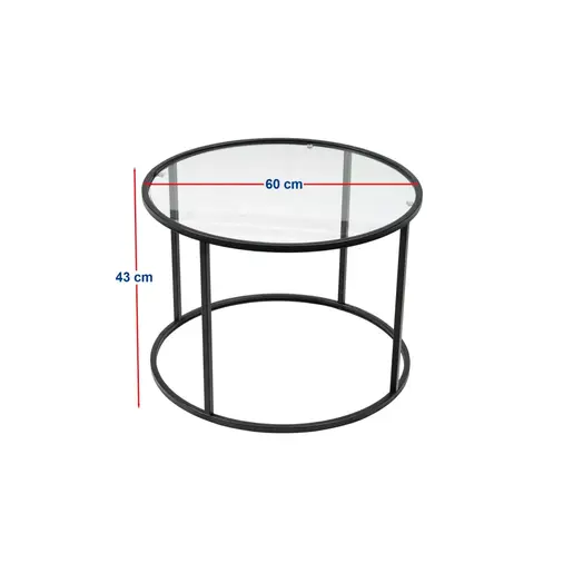 706CLN1137 Клуб Маса Berlin - Black 60