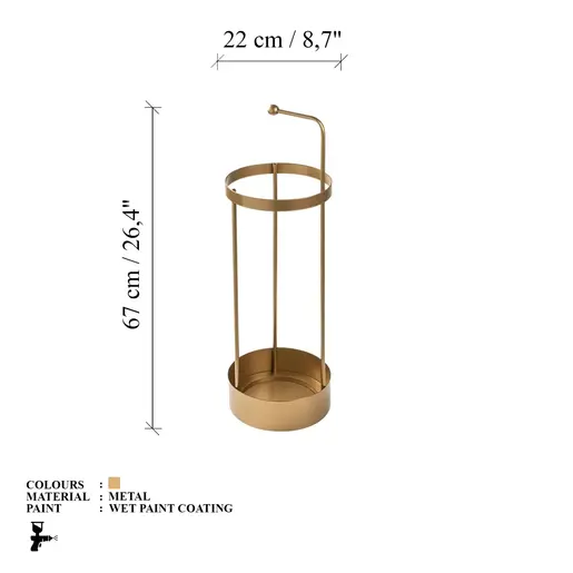247HFM1223 Држач за чадор Şemsiye - 004