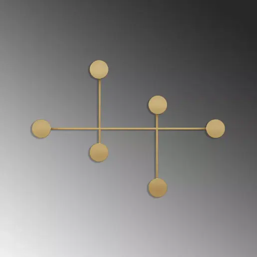 494PYT1133 Метална ѕидна закачалка Dama-A