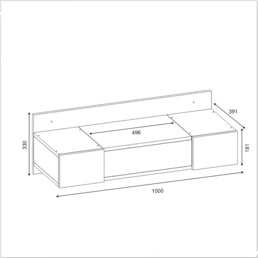 550ARN2203 Тоалетна маса Zakkum