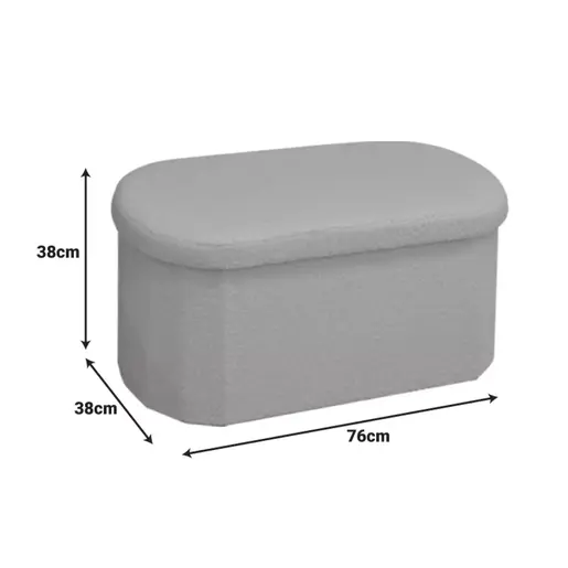 257-000039 Otto табуретка-трунк слонова коска букле