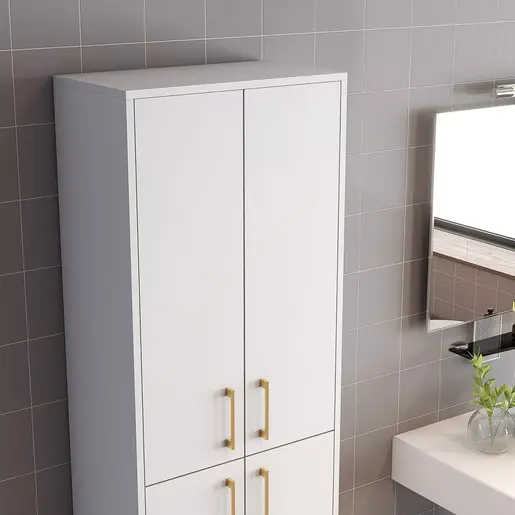 845HCT5522 Плакар Berlin A - White, Gold