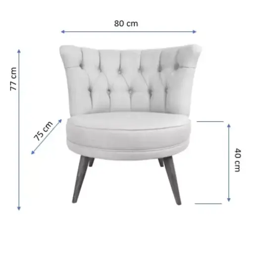 558ZEN1169 Фотеља Nagania Green