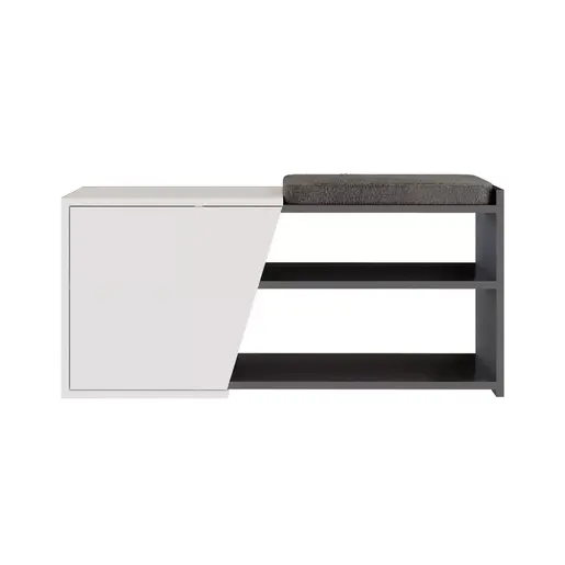 855DTE5105 Чевларник Fiona Bench - Anthracite, White