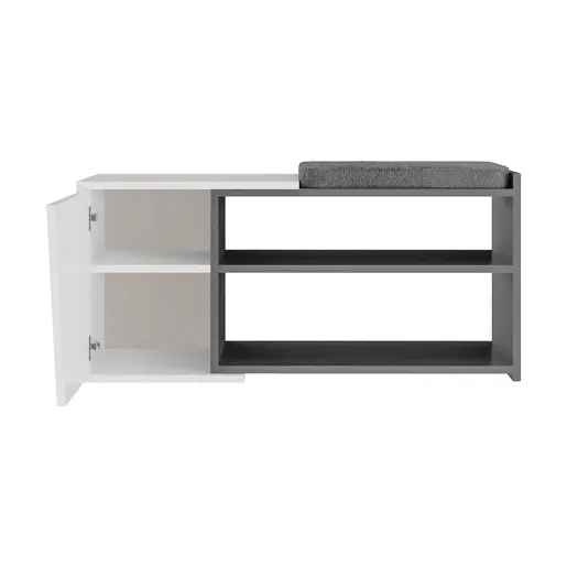 855DTE5105 Чевларник Fiona Bench - Anthracite, White