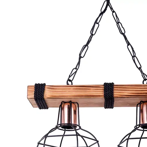 193-000005 Лустер PWL-1033 walnut-black-40x15x60cm