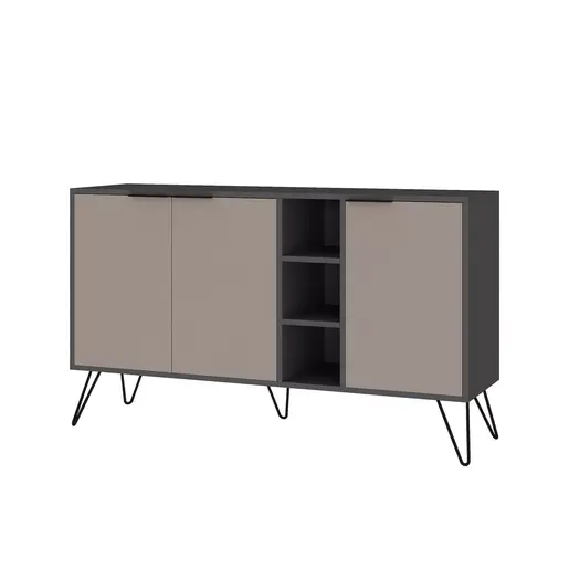 855DTE4211 Комода Clara Console - Anthracite, Light Mocha