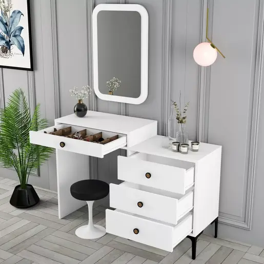 845HCT1214 Тоалетна маса Lizbon 549 - White