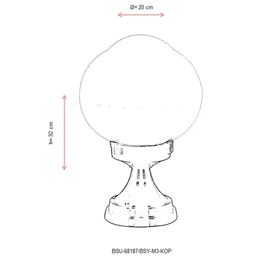 685AVN1251 Ѕидна ламба BSU-68187-BSY-M3-KOP