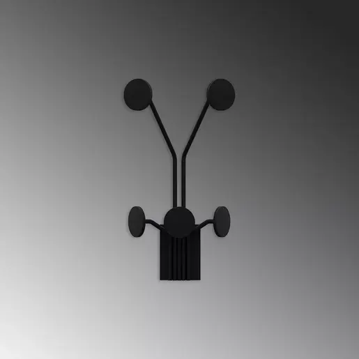 494PYT1151 Метална ѕидна закачалка Giraffe