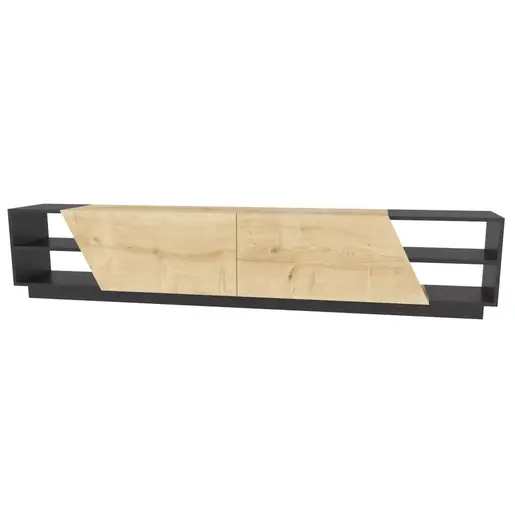 322RTC2443 ТВ Комода Rhodes - Anthracite, Oak